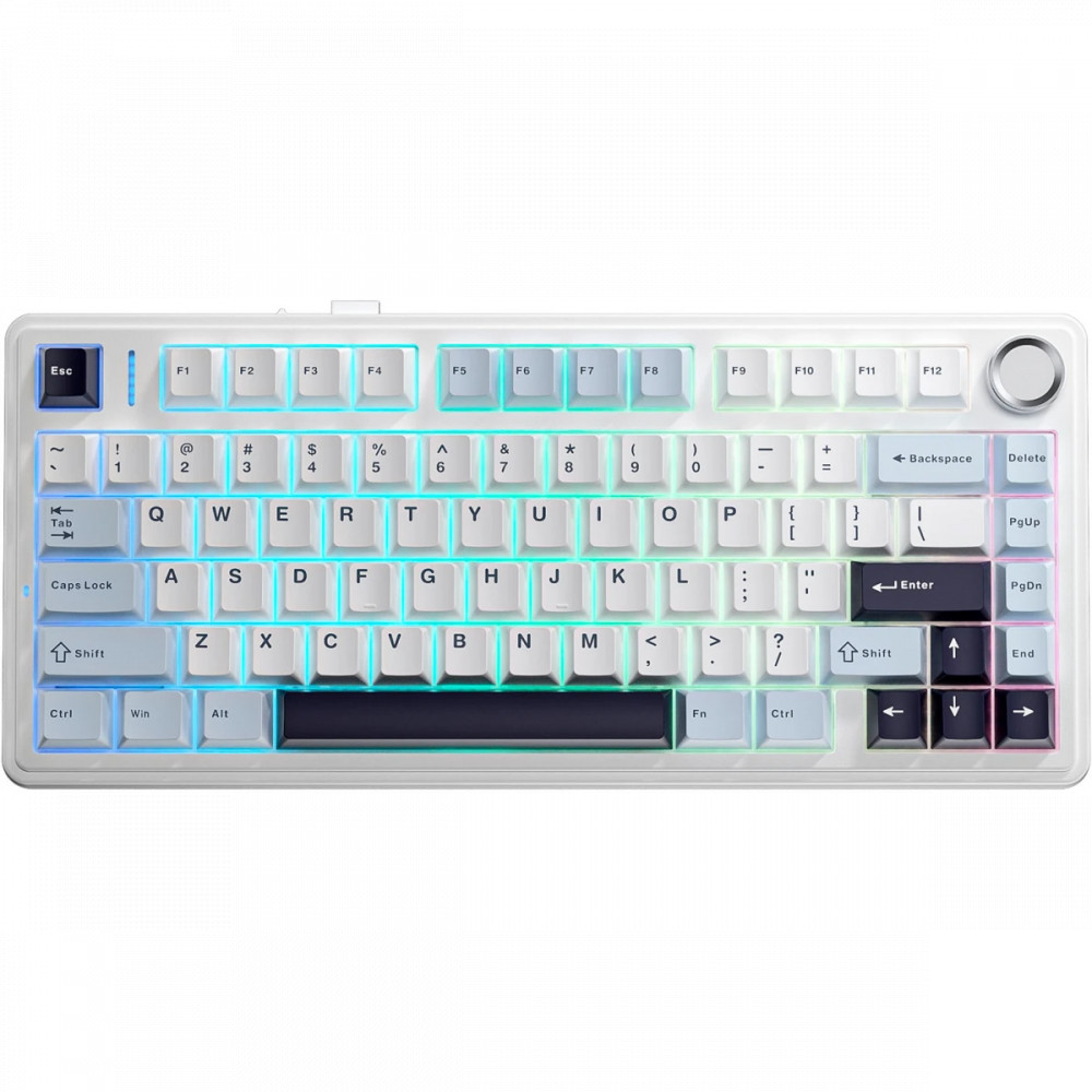 Клавиатура Aula F75 Blue+White+Purple Беспроводная, USB - миниатюра 6
