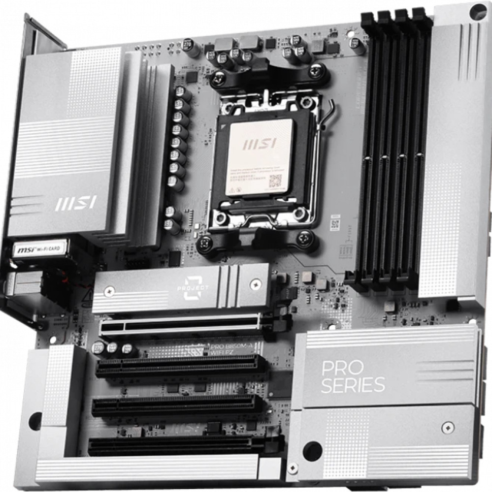 Материнская плата MSI PRO B850M-A WIFI PZ Micro-ATX, AMD AM5 - миниатюра 8