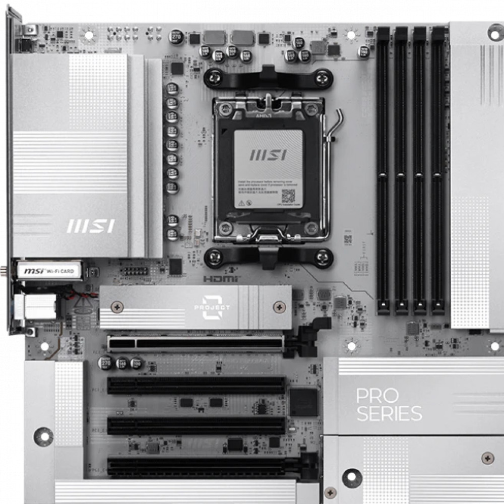 Материнская плата MSI PRO B850M-A WIFI PZ Micro-ATX, AMD AM5 - миниатюра 7