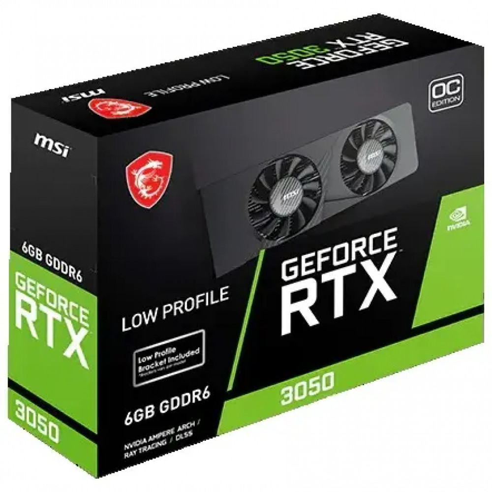 Видеокарта MSI Geforce RTX 3050 LP E OC RTX 3050 LP E 6G OC 6 ГБ - миниатюра 10