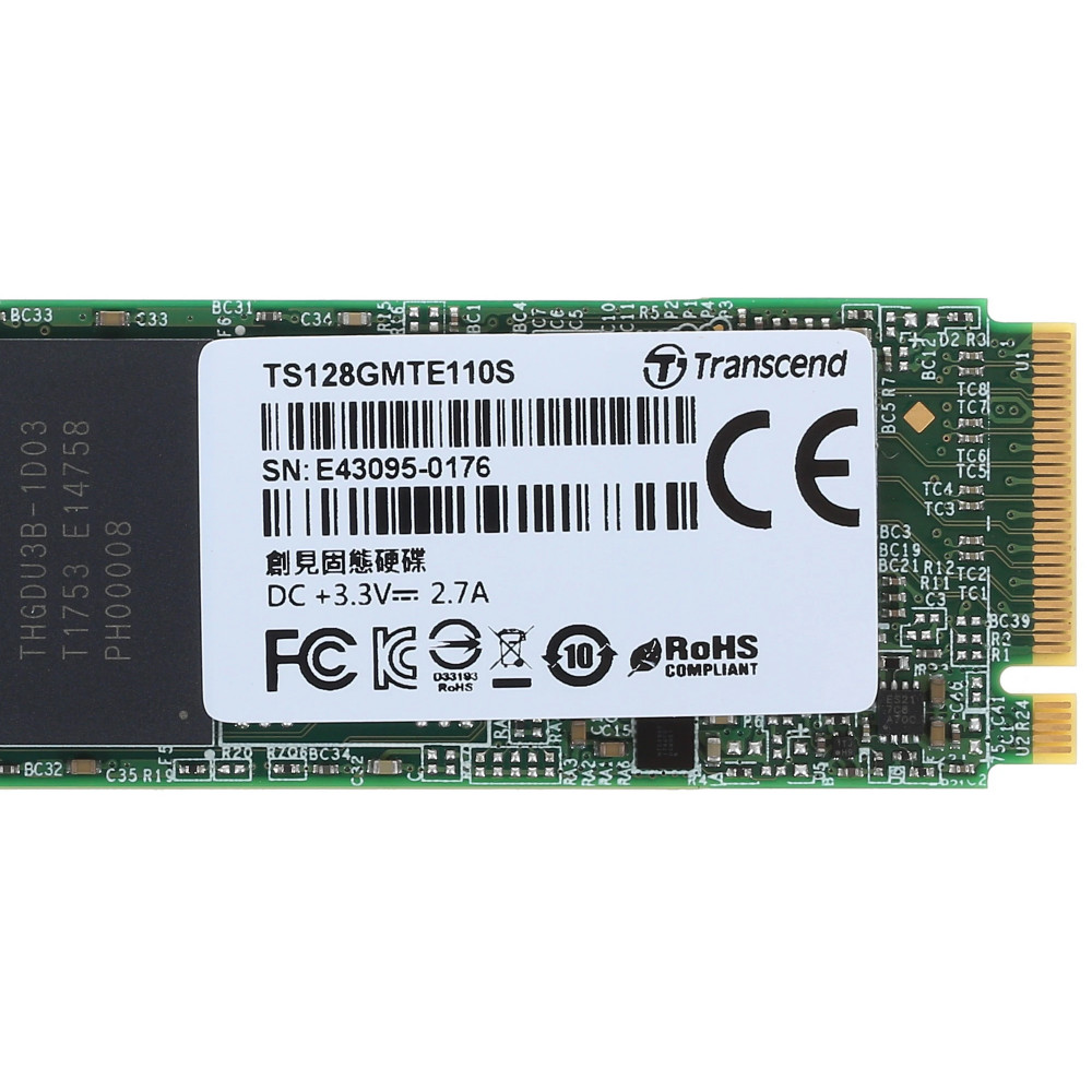 Жесткий диск Transcend TS128GMTE110S SSD (твердотельные), 128 ГБ, M.2, PCIe - миниатюра 7