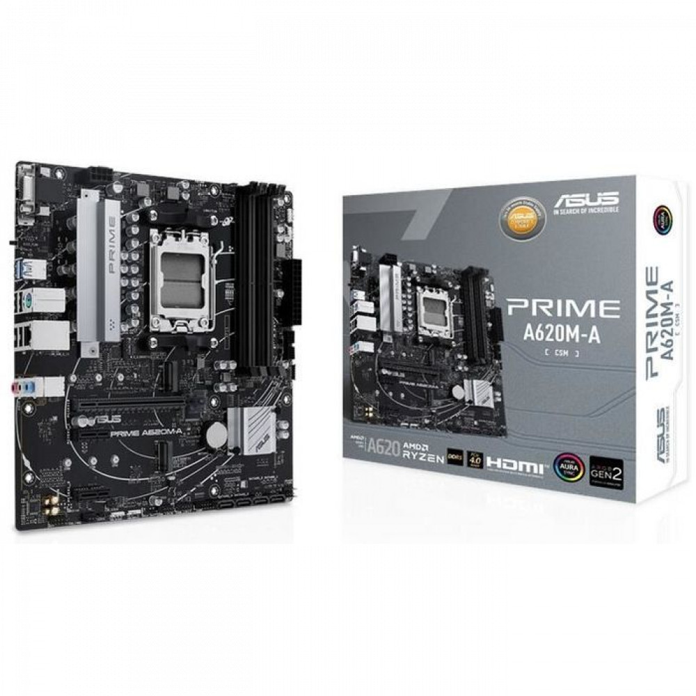 Материнская плата Asus Prime A620M-A-CSM 90MB1F10-M0EAYC Micro-ATX, AMD AM5 - миниатюра 2