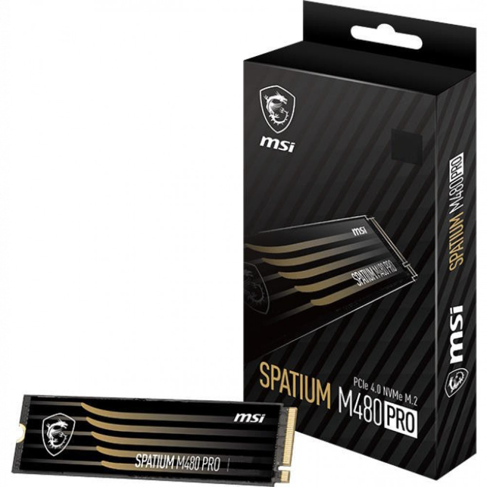 Жесткий диск MSI SPATIUM M480 PRO S78-440L1G0-P83 SSD (твердотельные), 1 ТБ, M.2, PCIe - миниатюра 4