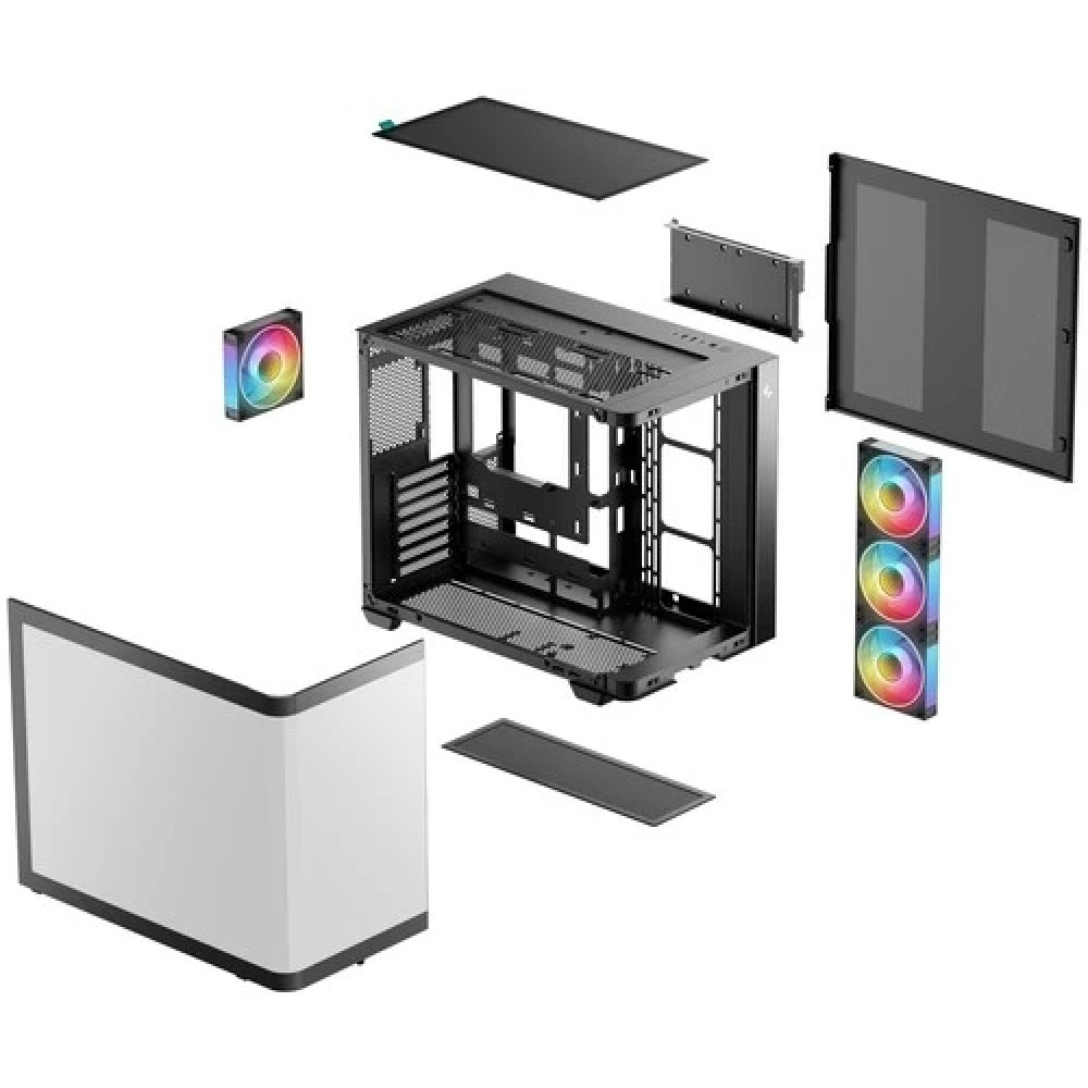 Корпус Deepcool MATREXX 55 MESH V4 Black R-CG530U-BKAGA4-G Mid-Tower - миниатюра 12