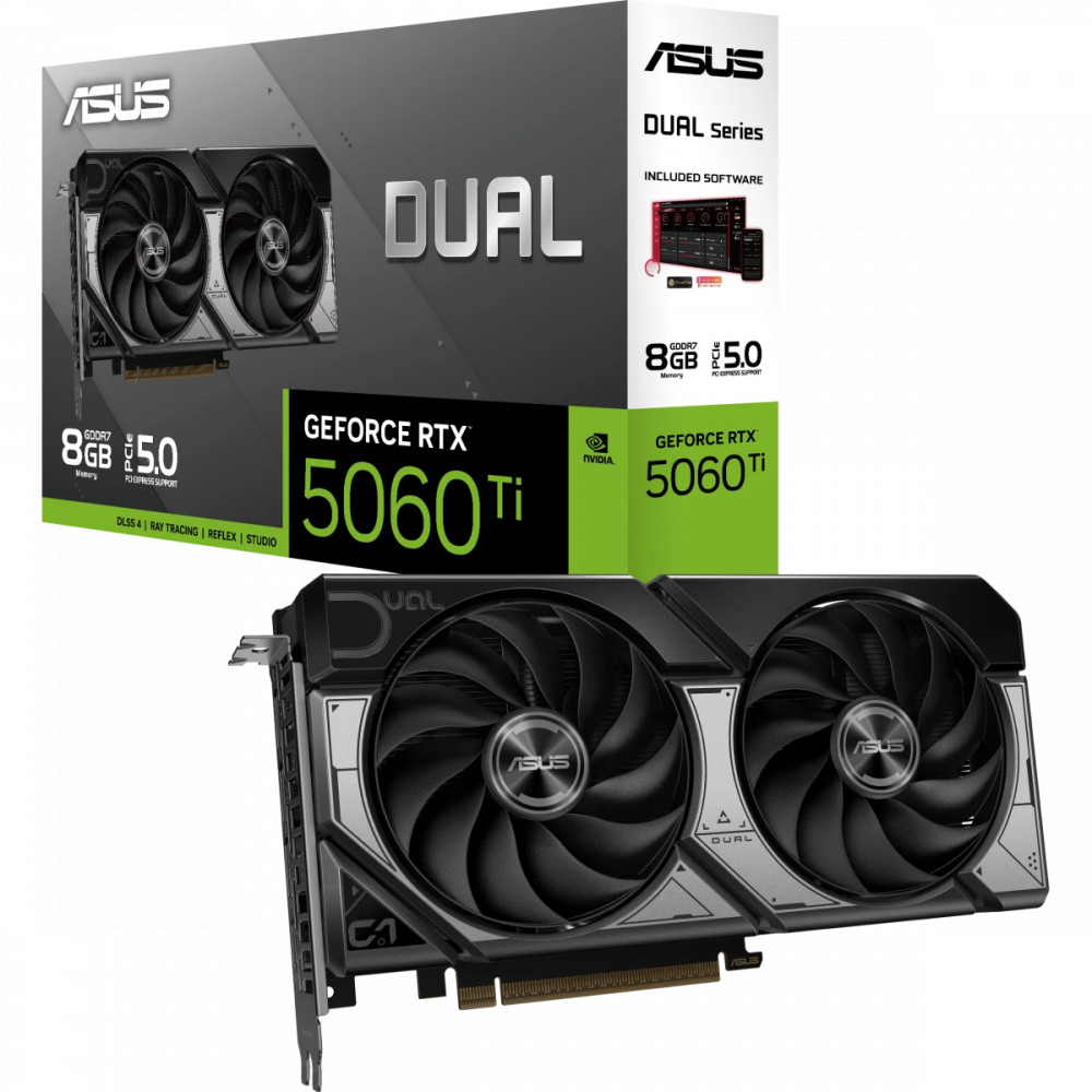 Видеокарта Asus GeForce RTX 5060 Ti DUAL 8Gb 90YV0MP3-M0NA00 8 ГБ - миниатюра 10
