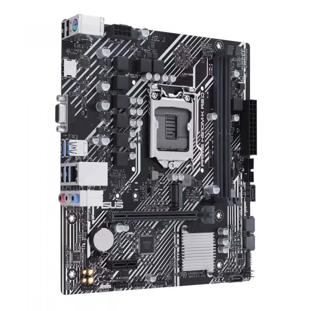 Материнская плата Asus PRIME H510M-K R2.0 90MB1E80-M0EAY0 Micro-ATX, LGA 1200 - миниатюра 6