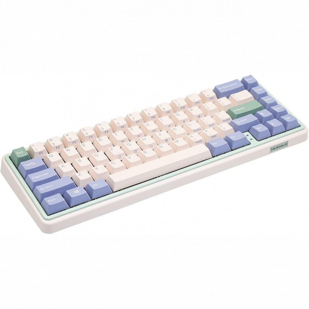 Клавиатура Varmilo Eucalyptus Minilo VXT67 A42A046F6A5A01A039 Беспроводная, Bluetooth - миниатюра 4