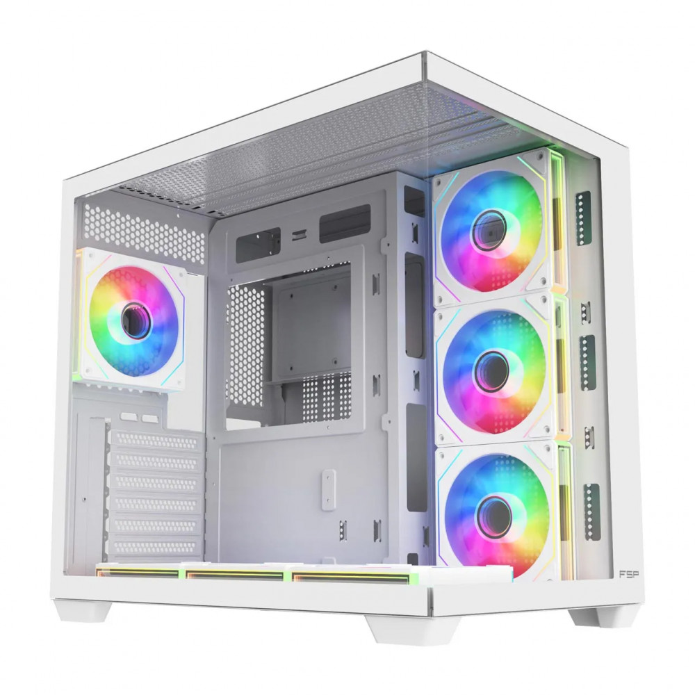 Корпус FSP M341 - White M341-WA Mid-Tower - миниатюра 7