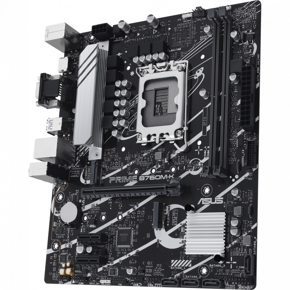 Материнская плата Asus PRIME B760M-K 90MB1FI0-M0EAY0 Micro-ATX, LGA 1700 - миниатюра 9
