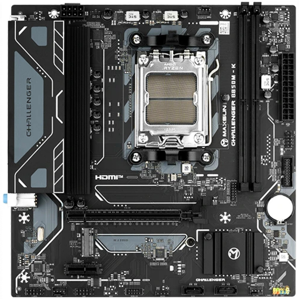 Материнская плата Maxsun Challenger B850M-K 6940709662489 Micro-ATX, AMD AM5 - миниатюра 6