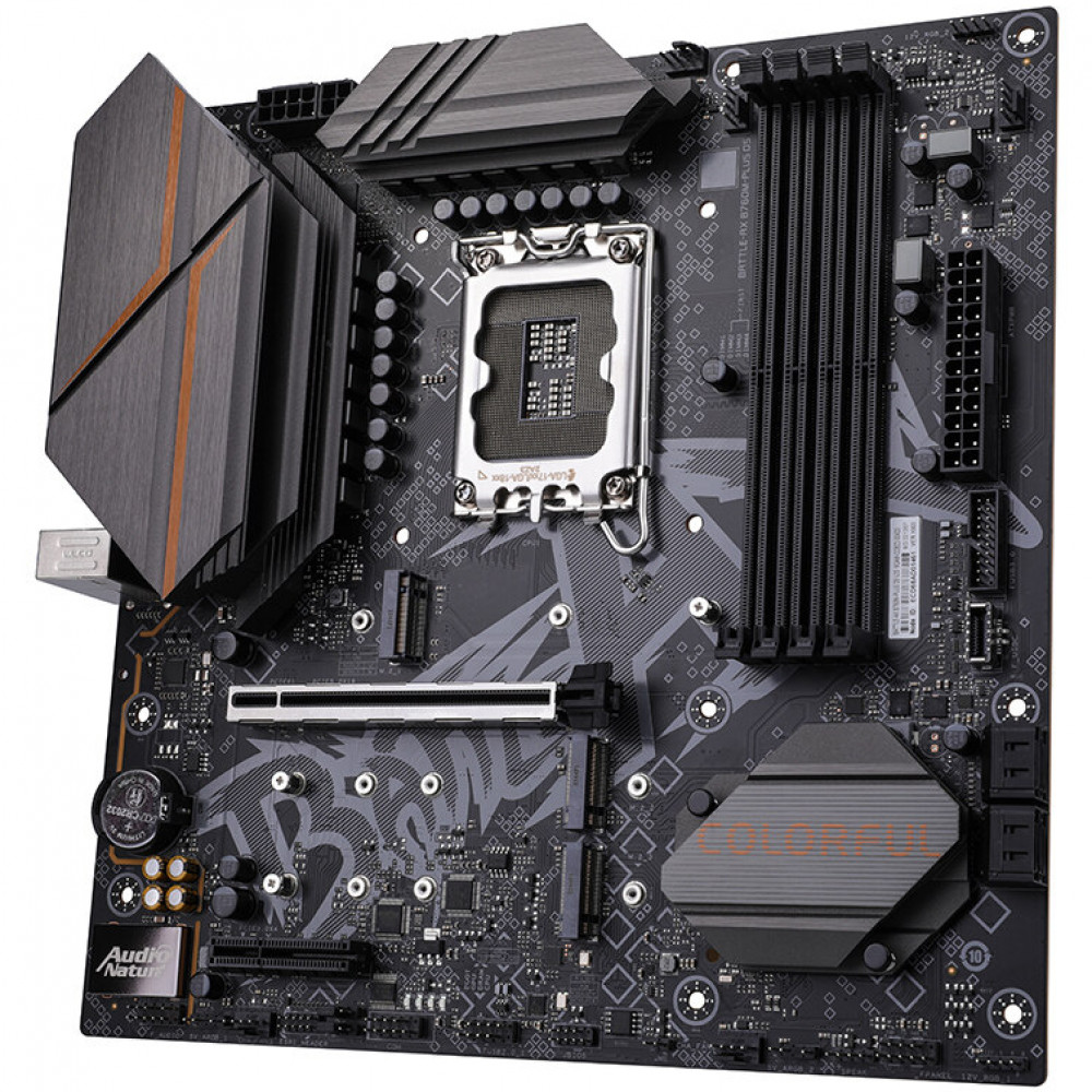 Материнская плата Colorful BATTLE-AX B760M-PLUS D5 V20 Micro-ATX, LGA 1700 - миниатюра 7