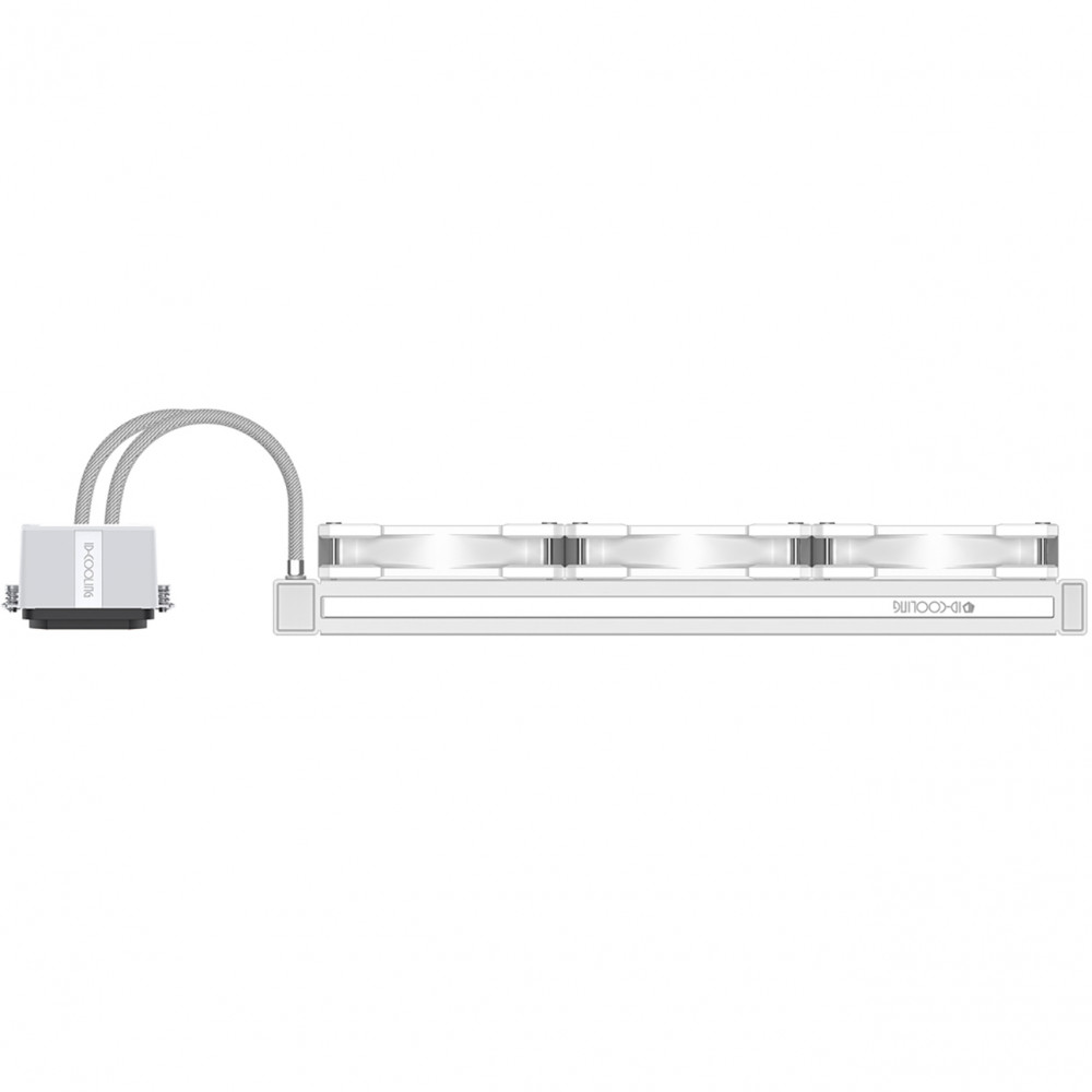 Система охлаждения ID-Cooling Dashflow 360 Basic White DASHFLOW 360 BASIC WHITE Для процессора - миниатюра 7