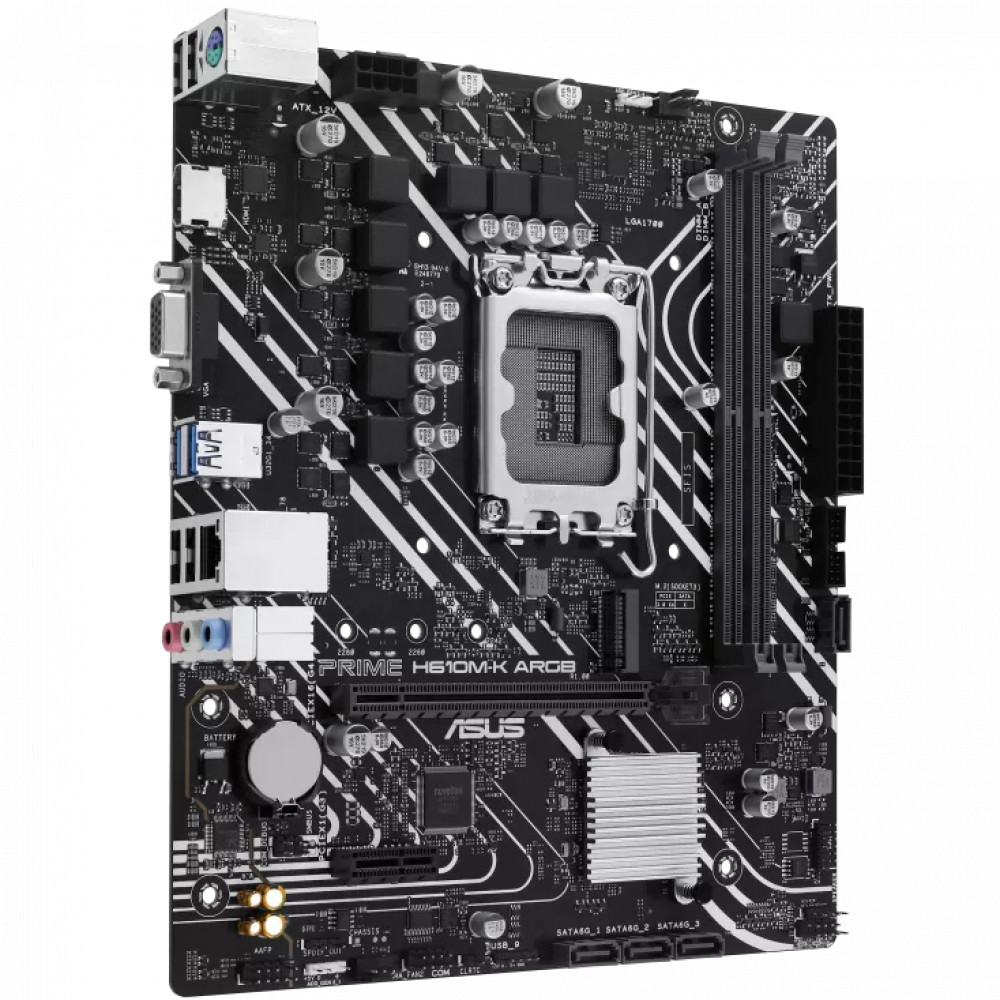Материнская плата Asus PRIME H610M-K ARGB Micro-ATX, LGA 1700 - миниатюра 7