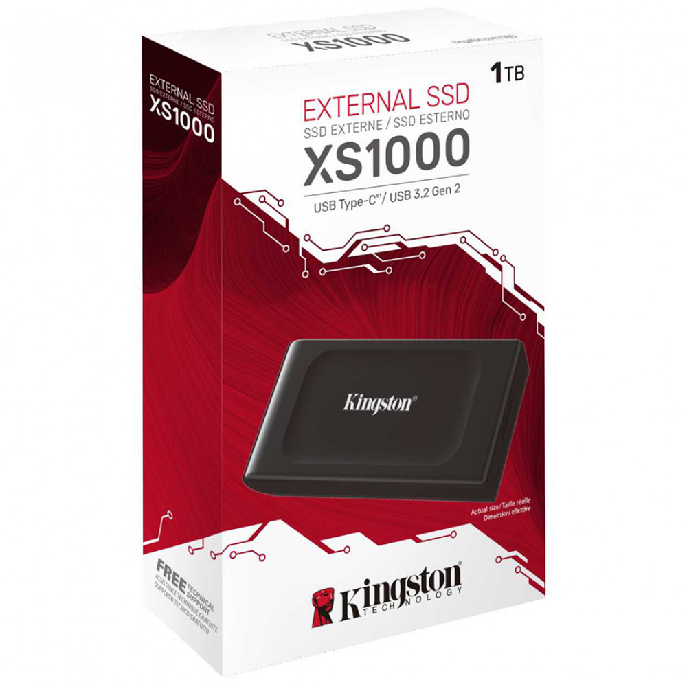 Внешние накопители Kingston XS1000 SXS1000/1000G 1 ТБ - миниатюра 6