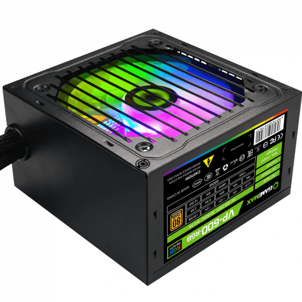 Блок питания GameMax VP-600-RGB 600 Вт - миниатюра 5