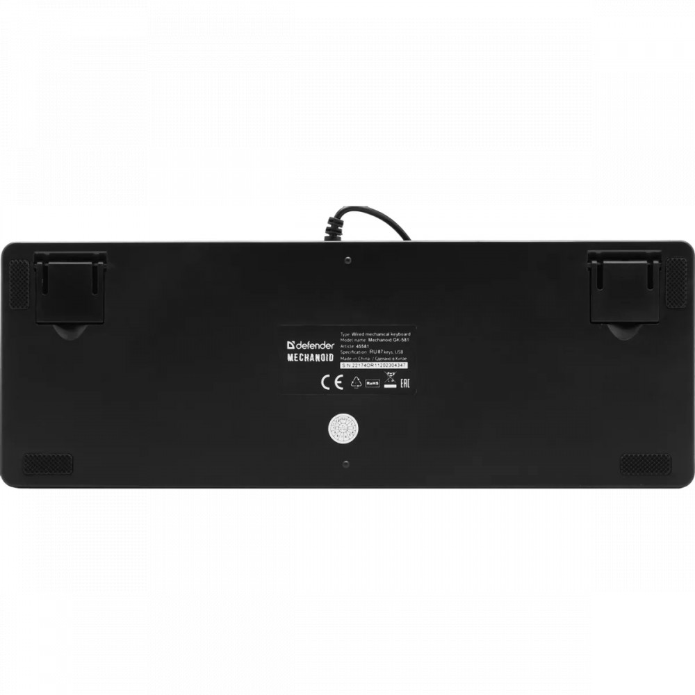 Клавиатура Defender Mechanoid GK-581 45581 Проводная, USB - миниатюра 8