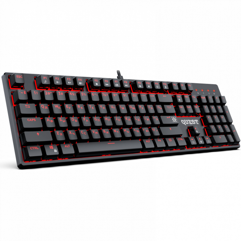 Клавиатура Defender Quest GK-596 Black 45596 Проводная, USB - миниатюра 9