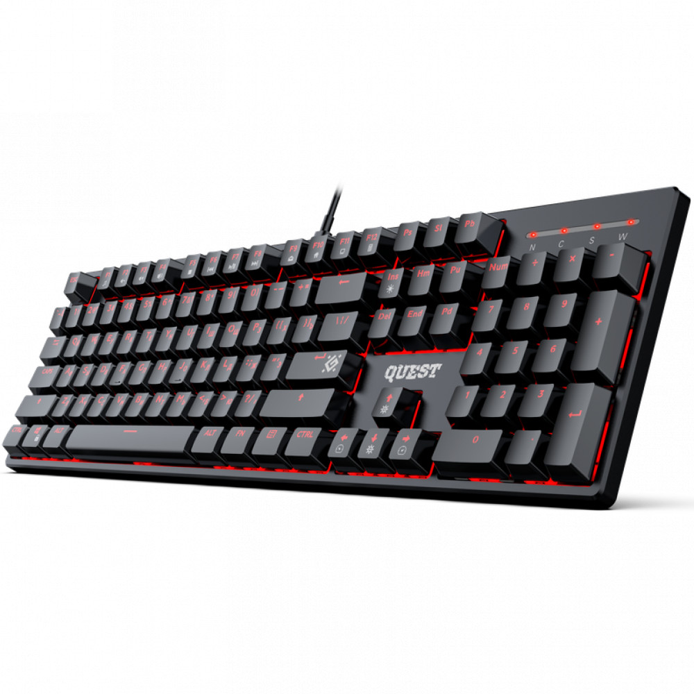 Клавиатура Defender Quest GK-596 Black 45596 Проводная, USB - миниатюра 8
