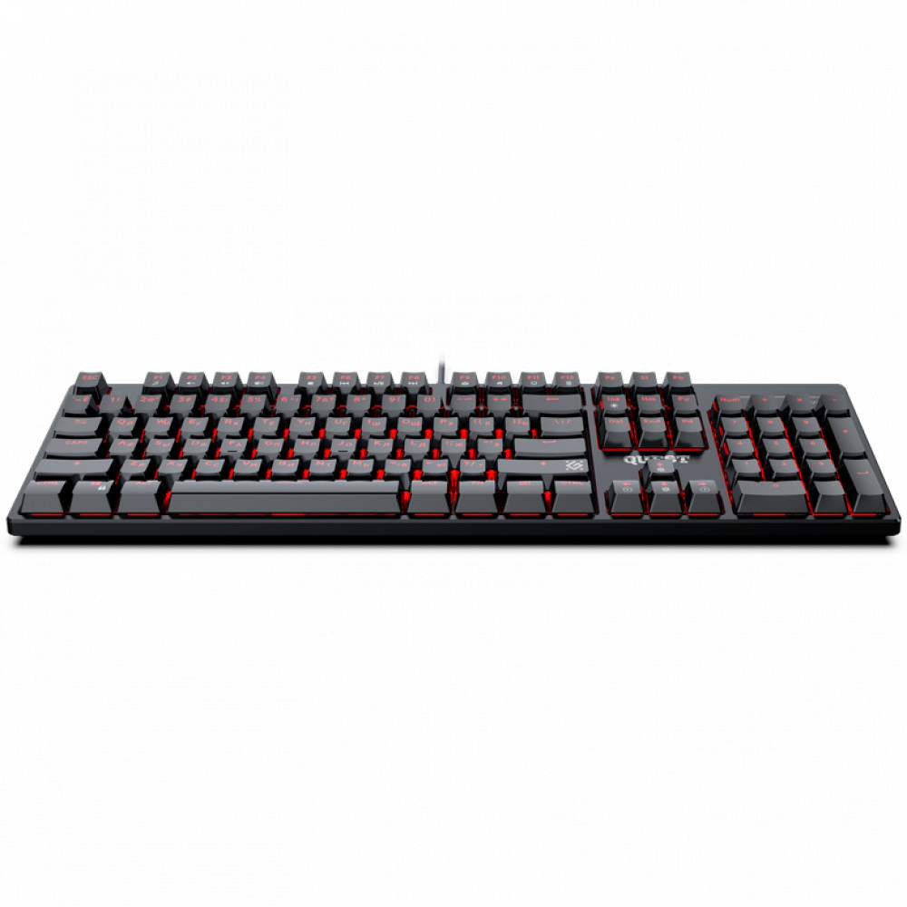 Клавиатура Defender Quest GK-596 Black 45596 Проводная, USB - миниатюра 10