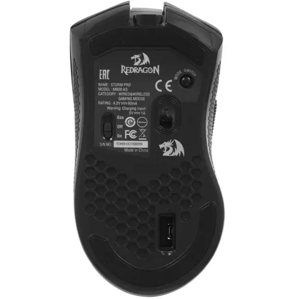 Мышь Redragon Storm Pro RGB 78127 Игровые, Беспроводная - миниатюра 15