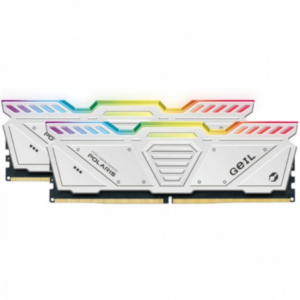 ОЗУ Geil POLARIS RGB White GOSW532GB5600C46DC DIMM, DDR5, 32 Гб (2 х 16 Гб), 5600 МГц - миниатюра 4