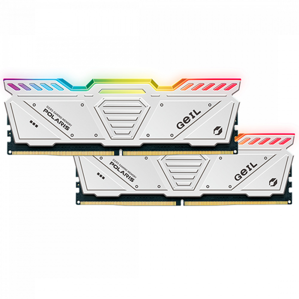 ОЗУ Geil POLARIS RGB White GOSW532GB5600C46DC DIMM, DDR5, 32 Гб (2 х 16 Гб), 5600 МГц - миниатюра 3