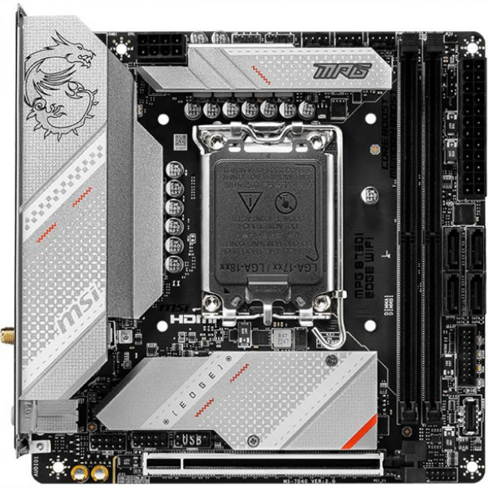 Материнская плата MSI MPG B760I EDGE WIFI Mini-ATX, LGA 1700 - миниатюра 7