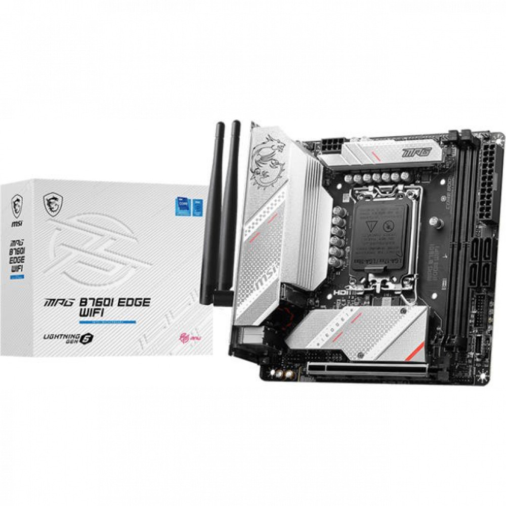 Материнская плата MSI MPG B760I EDGE WIFI Mini-ATX, LGA 1700 - миниатюра 10