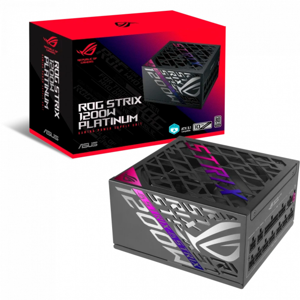 Блок питания Asus ROG Strix Platinum 90YE00W0-B0NA00 1200 Вт - миниатюра 10