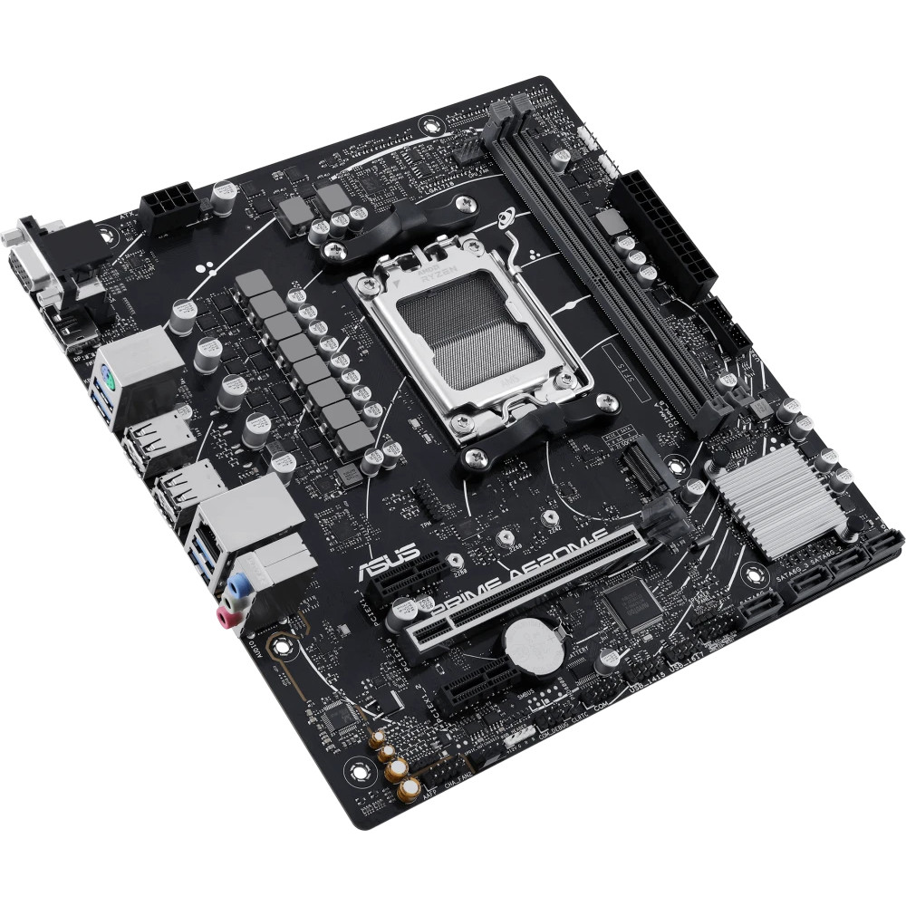 Материнская плата Asus PRIME A620M-E-CSM Micro-ATX, AMD AM5 - миниатюра 8