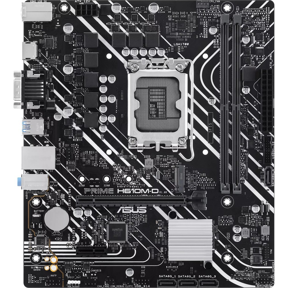 Материнская плата Asus PRIME H610M-D Micro-ATX, LGA 1700 - миниатюра 8