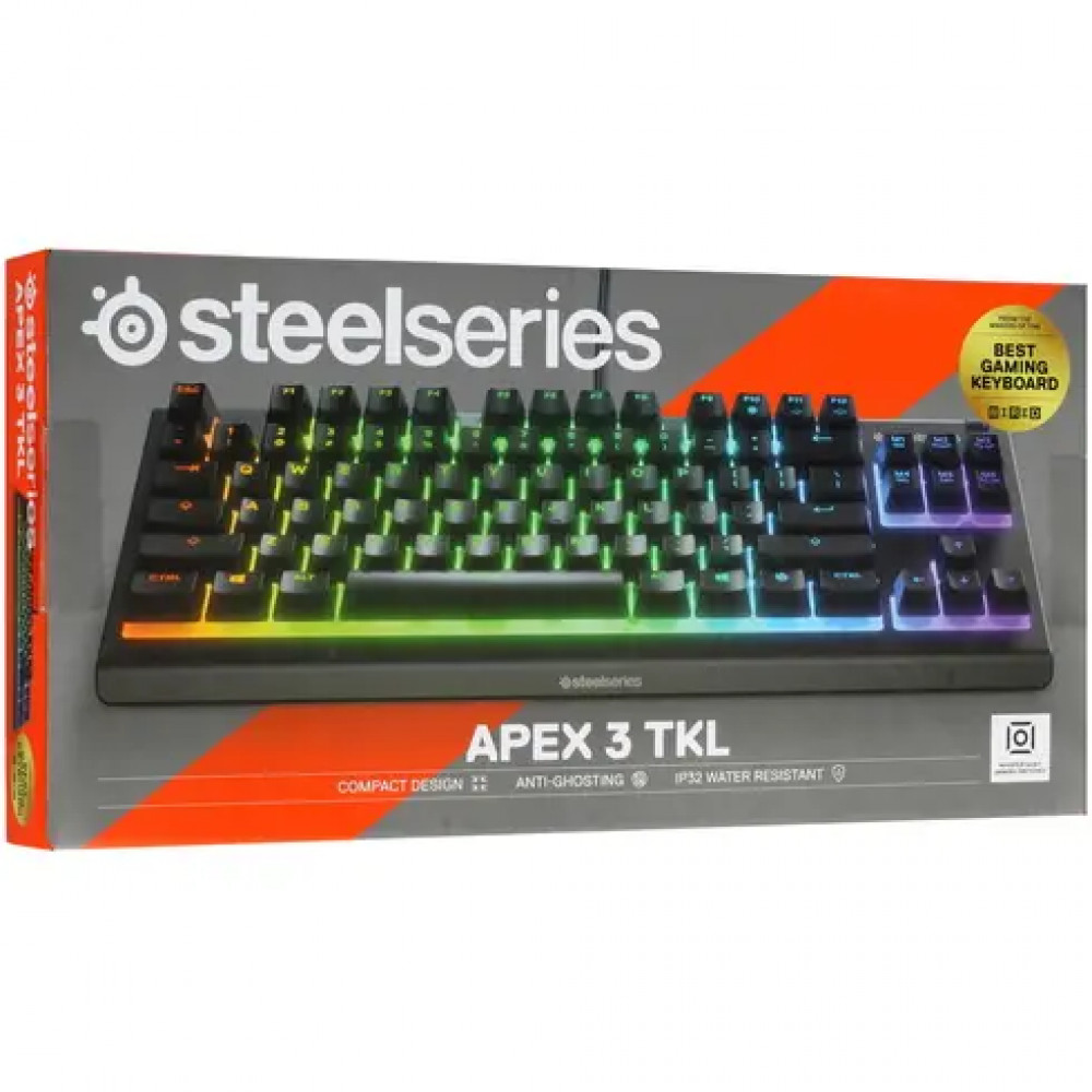 Клавиатура SteelSeries Apex 3 TKL 64831 Проводная, USB - миниатюра 14