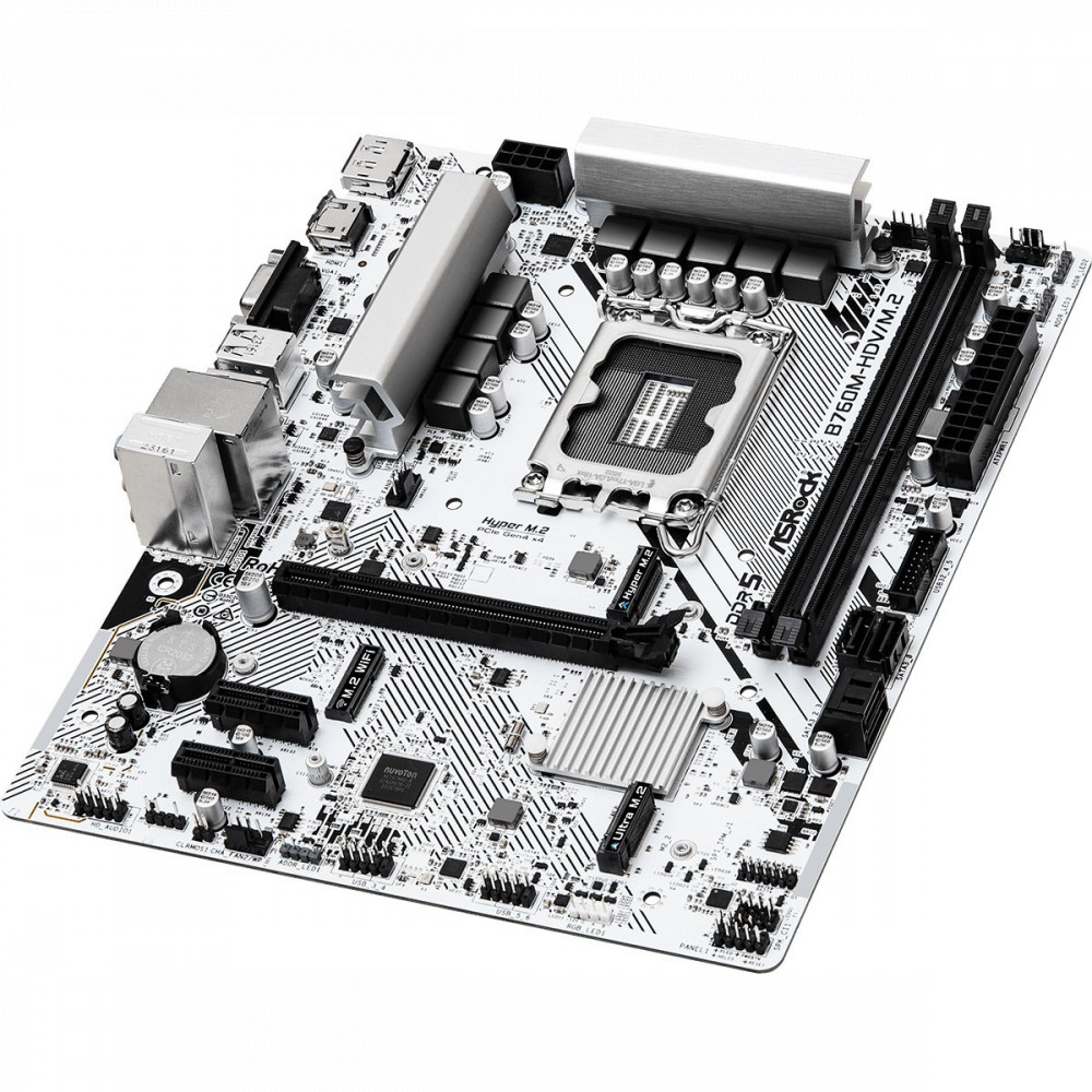 Материнская плата ASRock B760M-HDV/M.2 Micro-ATX, LGA 1700 - миниатюра 8