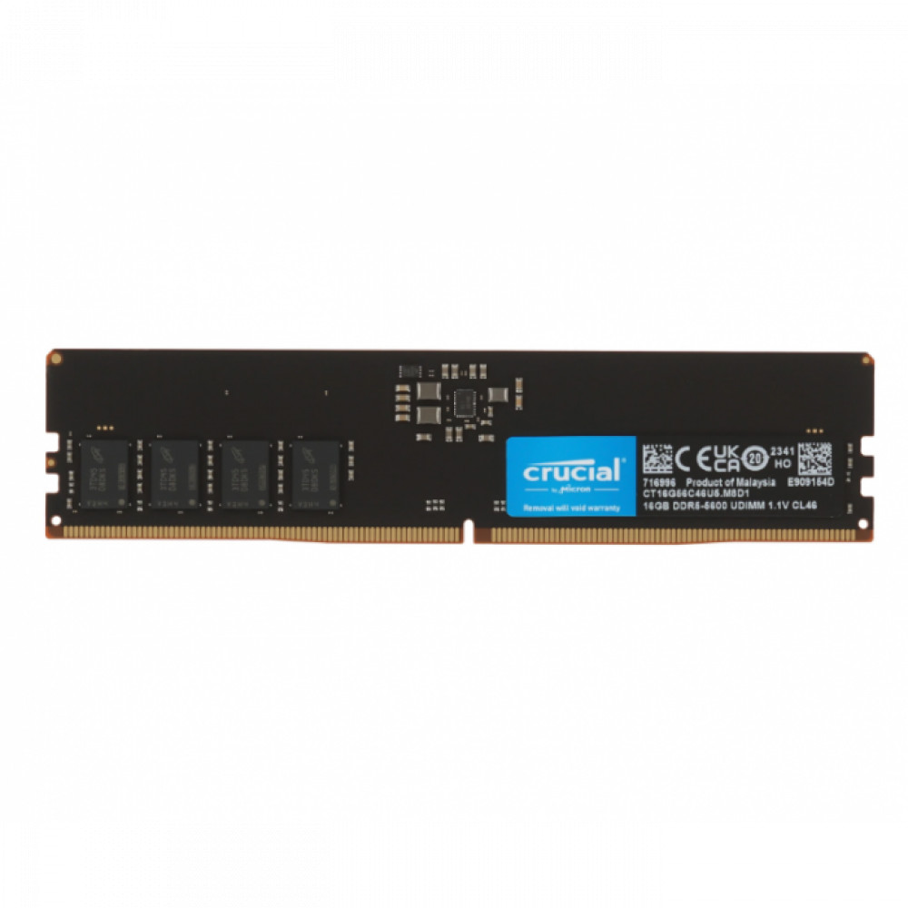ОЗУ Crucial CP16G56C46U5 DIMM, DDR5, 16 Гб, 5600 МГц - миниатюра 2