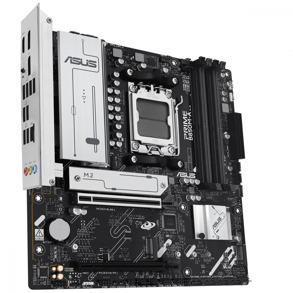 Материнская плата Asus PRIME B850M-A-CSM 90MB1LQ0-M0EAYC Micro-ATX, AMD AM5 - миниатюра 6