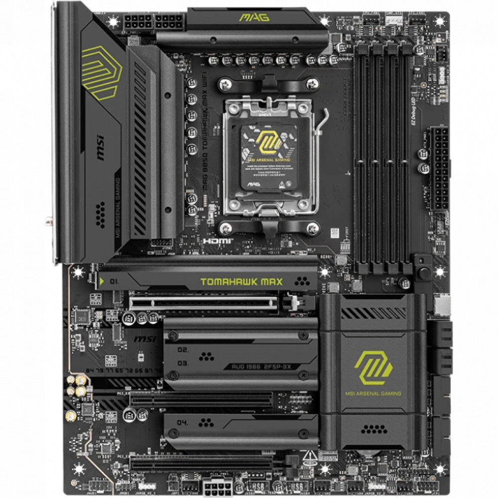 Материнская плата MSI MAG B850 TOMAHAWK WIFI ATX, AMD AM5 - миниатюра 7