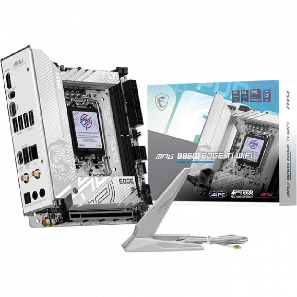 Материнская плата MSI MPG B860I EDGE TI WIFI Mini-ITX, LGA 1851 - миниатюра 9