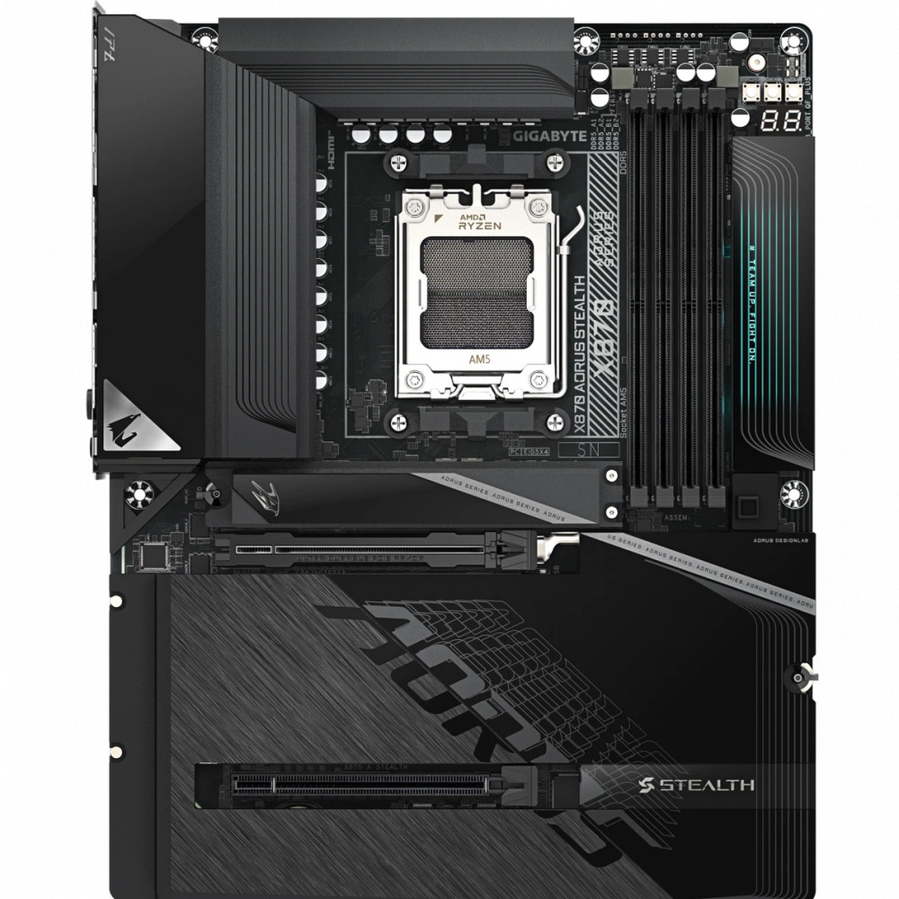 Материнская плата Gigabyte X870 AORUS STEALTH ATX, AMD AM5 - миниатюра 7