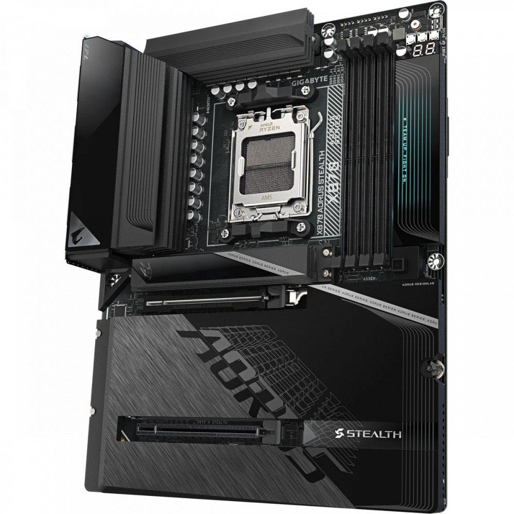 Материнская плата Gigabyte X870 AORUS STEALTH ATX, AMD AM5 - миниатюра 8