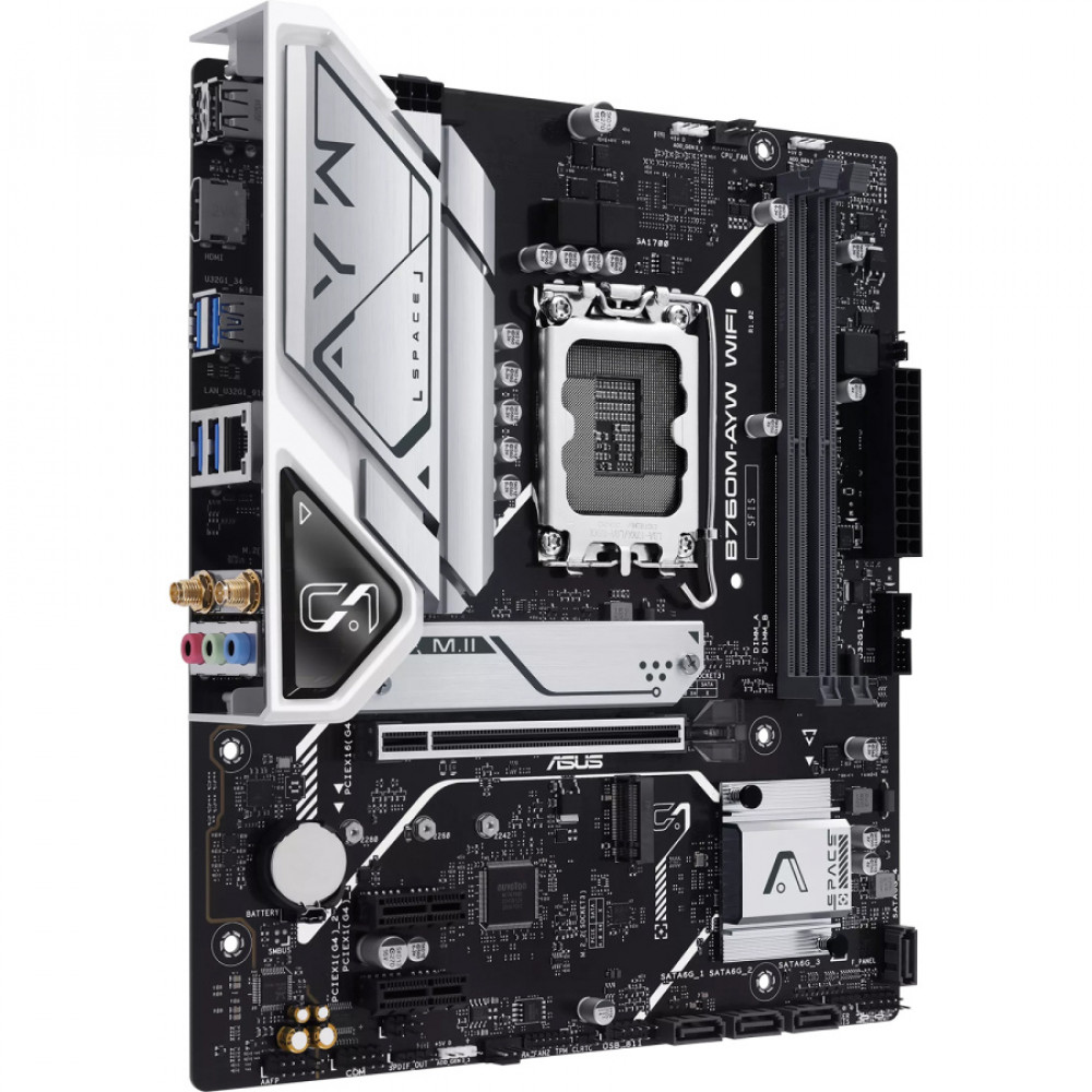 Материнская плата Asus B760M-AYW WIFI-SI 90MB1FK0-M0UBY0 Micro-ATX, LGA 1700 - миниатюра 7