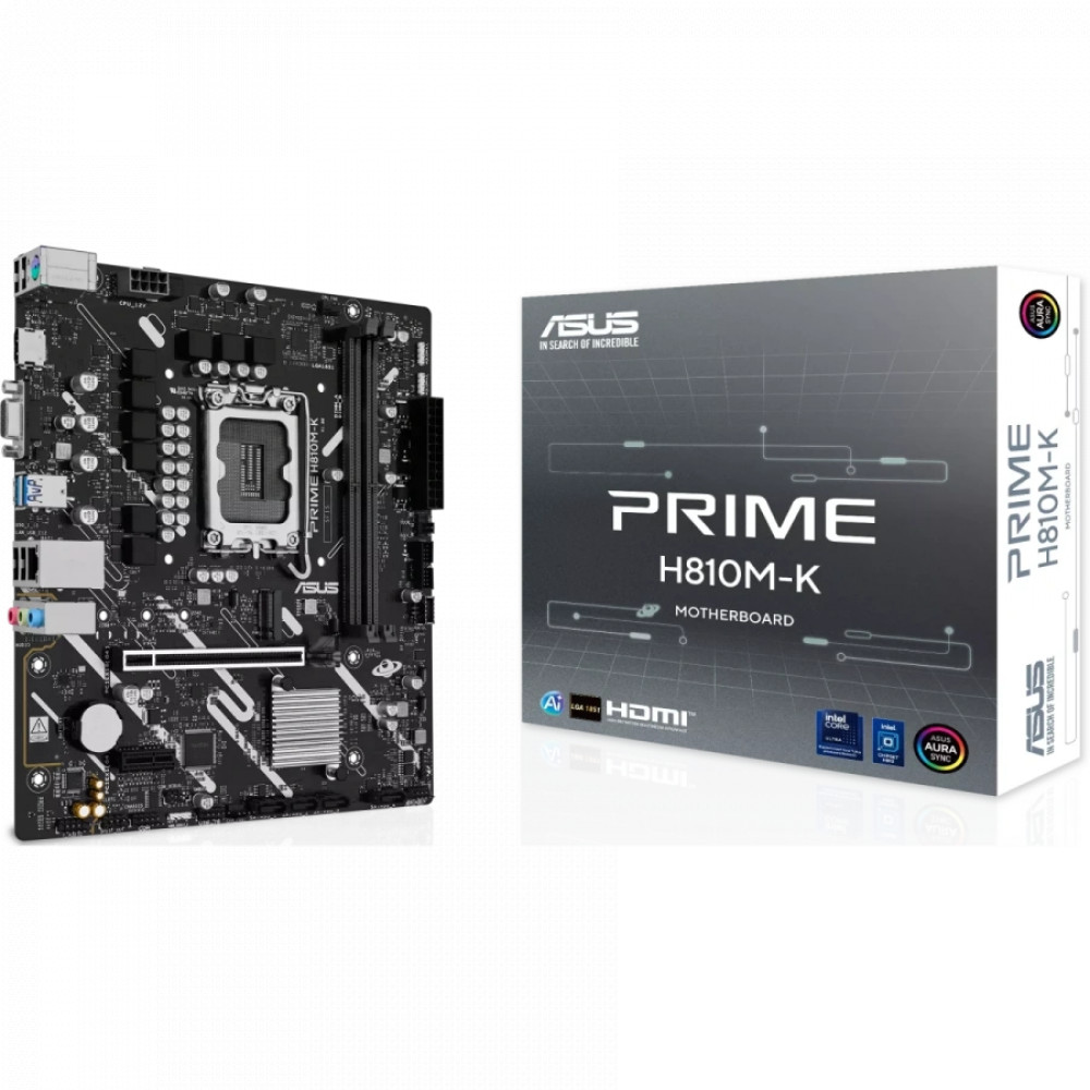 Материнская плата Asus Prime H810M-K 90MB1N10-M0EAY0 Micro-ATX, LGA 1851 - миниатюра 9