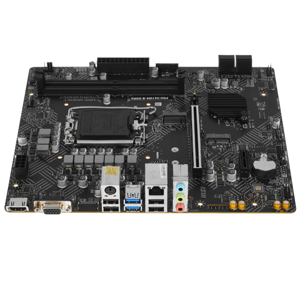Материнская плата MSI PRO H610M-B Micro-ATX, LGA 1700 - миниатюра 10