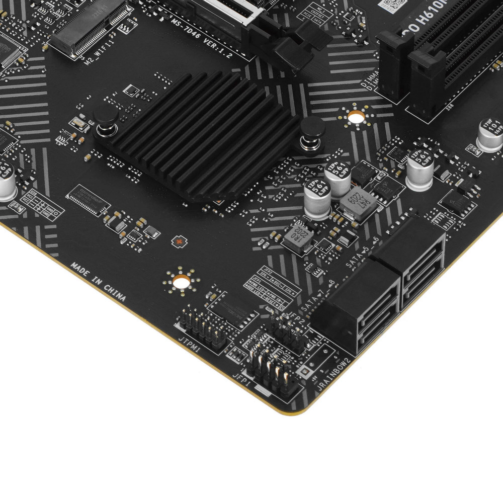 Материнская плата MSI PRO H610M-B Micro-ATX, LGA 1700 - миниатюра 8