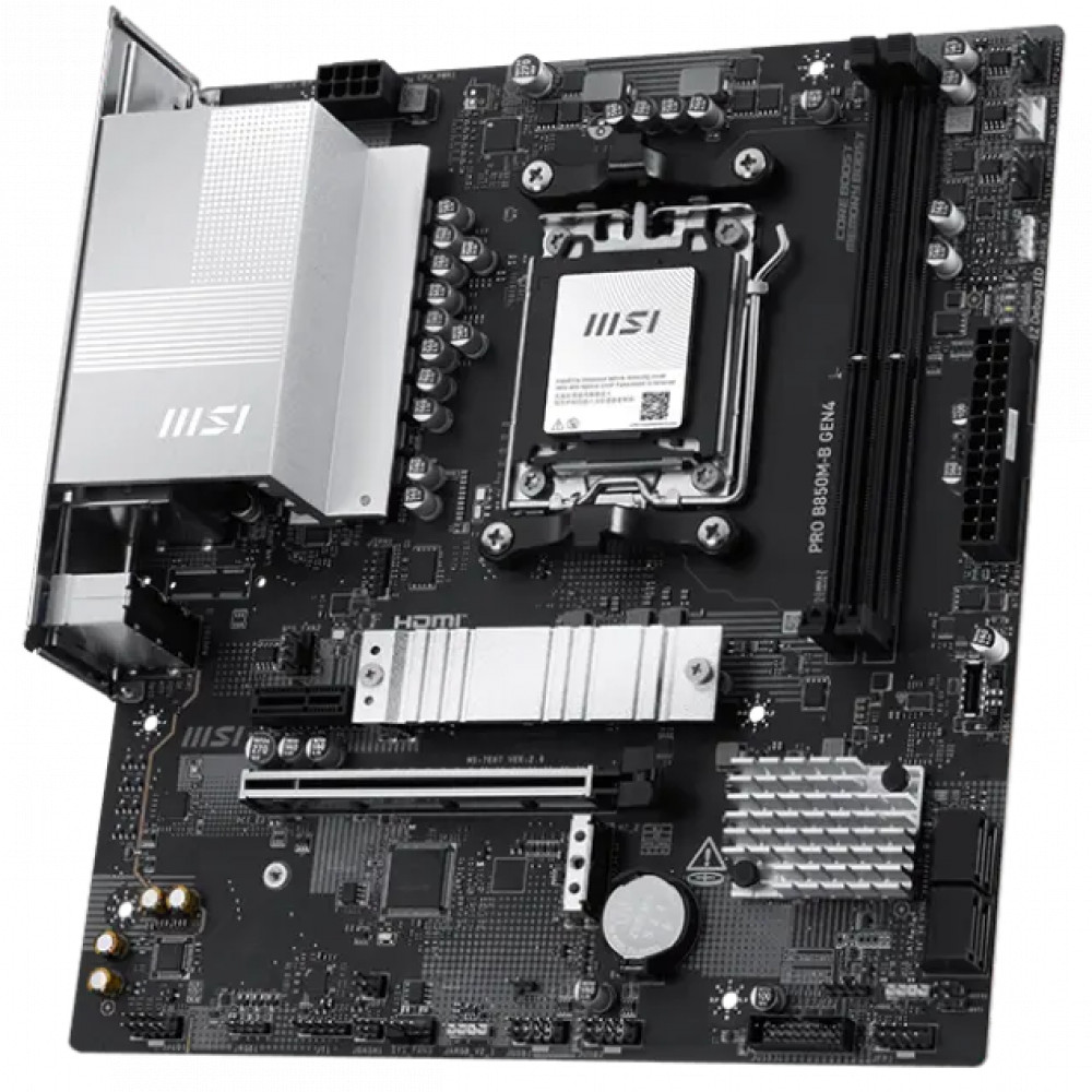 Материнская плата MSI PRO B850M-B GEN4 Micro-ATX, AMD AM5 - миниатюра 8