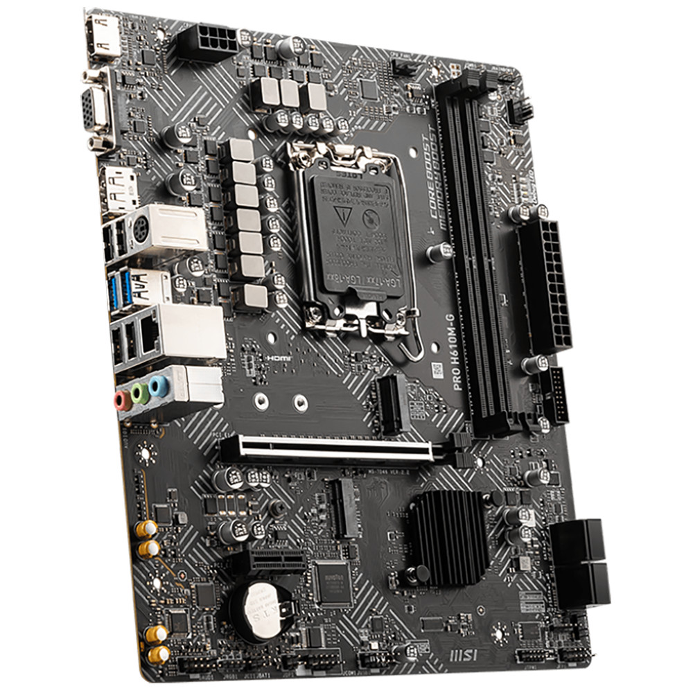 Материнская плата MSI PRO H610M-G PRO H610M-G||BULK Micro-ATX, LGA 1700 - миниатюра 7