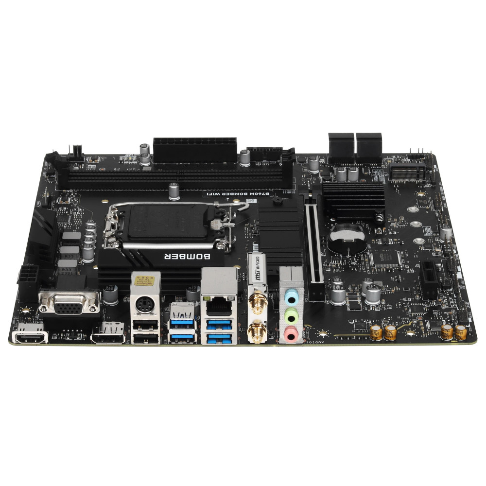Материнская плата MSI B760M BOMBER WIFI Micro-ATX, LGA 1700 - миниатюра 10