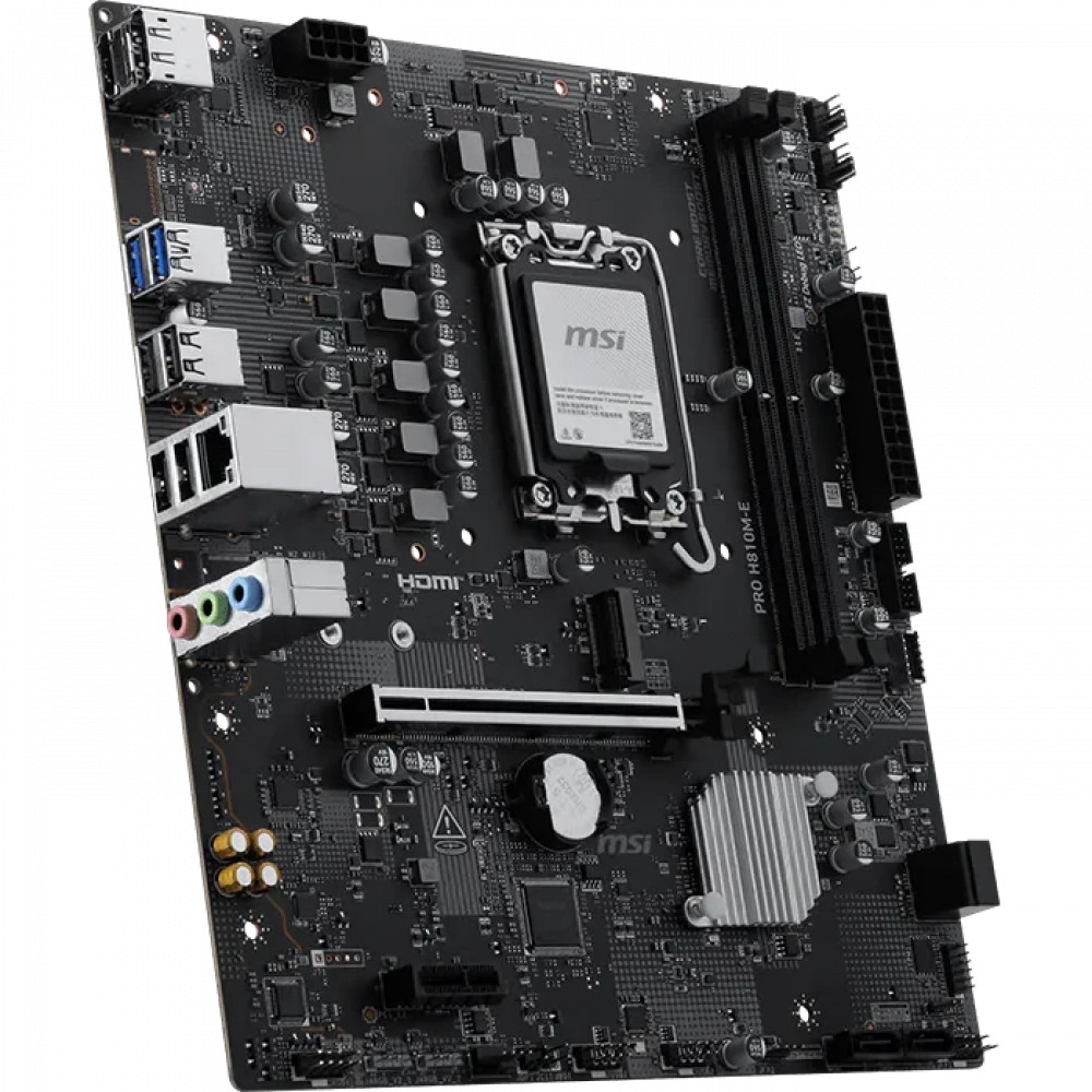 Материнская плата MSI PRO H810M-E Micro-ATX, LGA 1851 - миниатюра 7