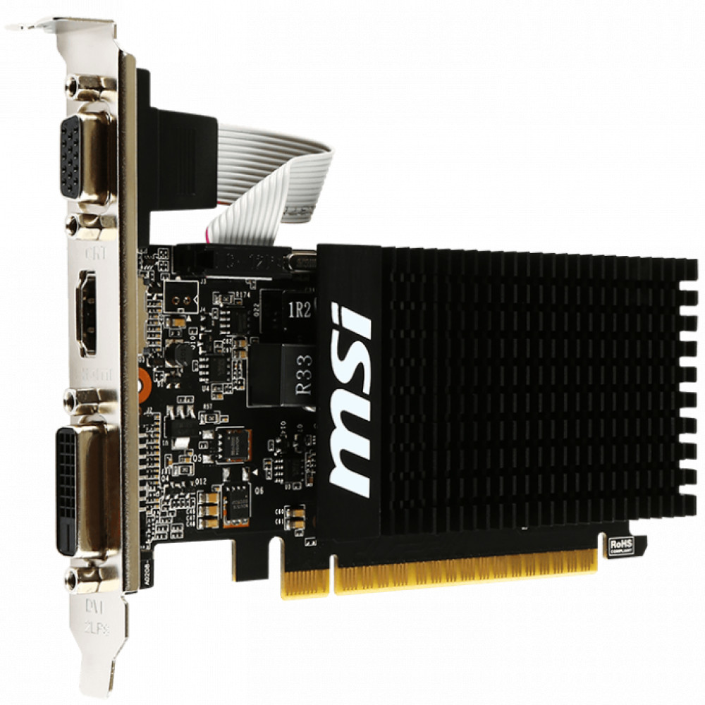Видеокарта MSI GT 710 2GD3H LP GT 710 2GD3HLP 2 ГБ - миниатюра 6