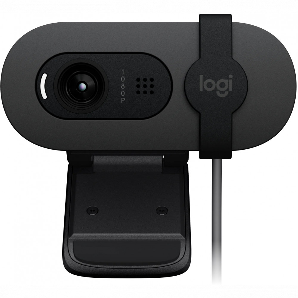 Веб камеры Logitech Brio 100 Graphite 960-001585 - миниатюра 7
