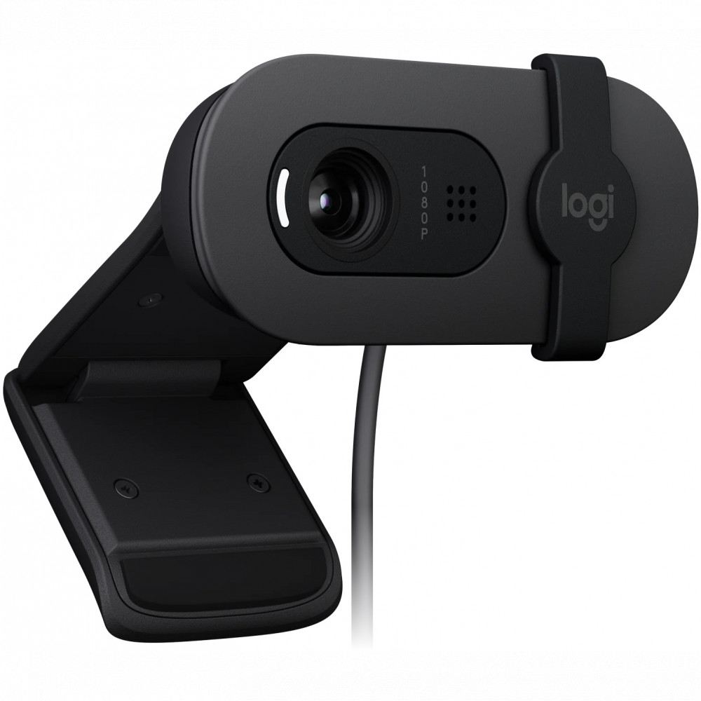 Веб камеры Logitech Brio 100 Graphite 960-001585 - миниатюра 8